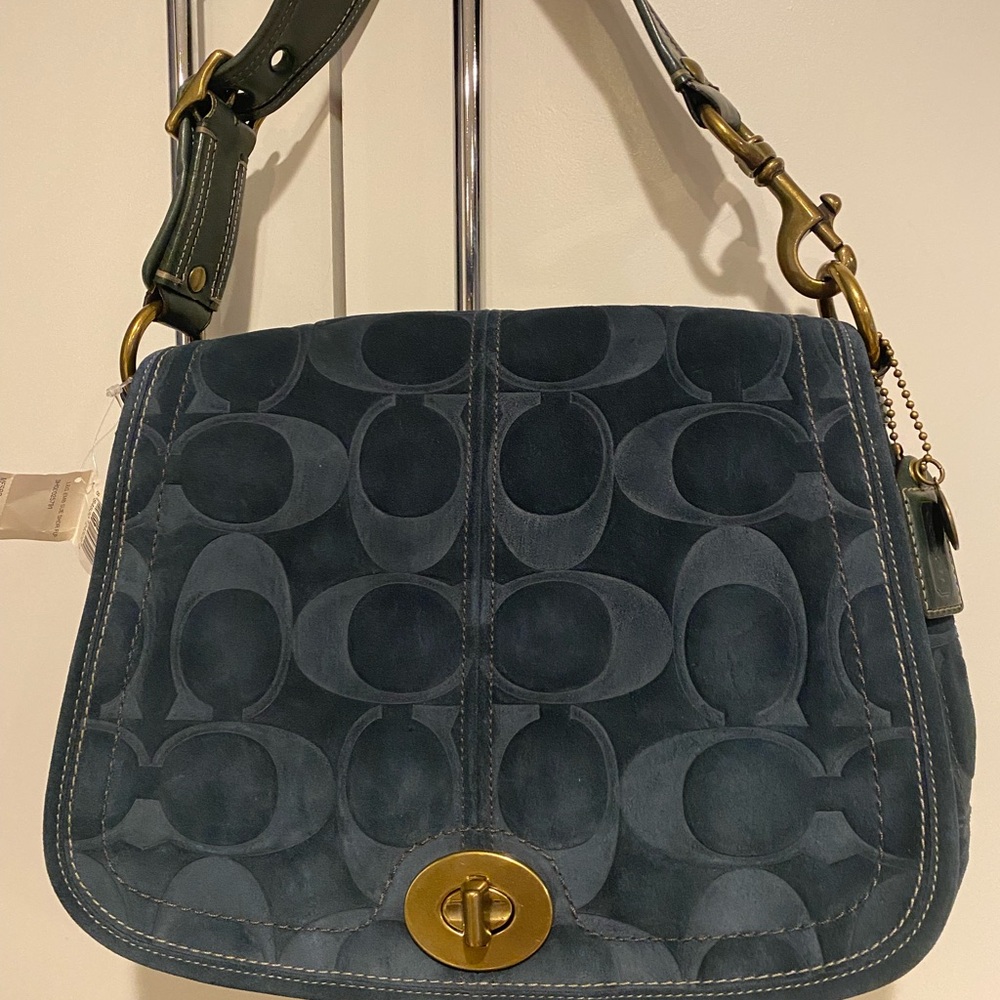Coach 65th Anniversary Suede Leather Bag